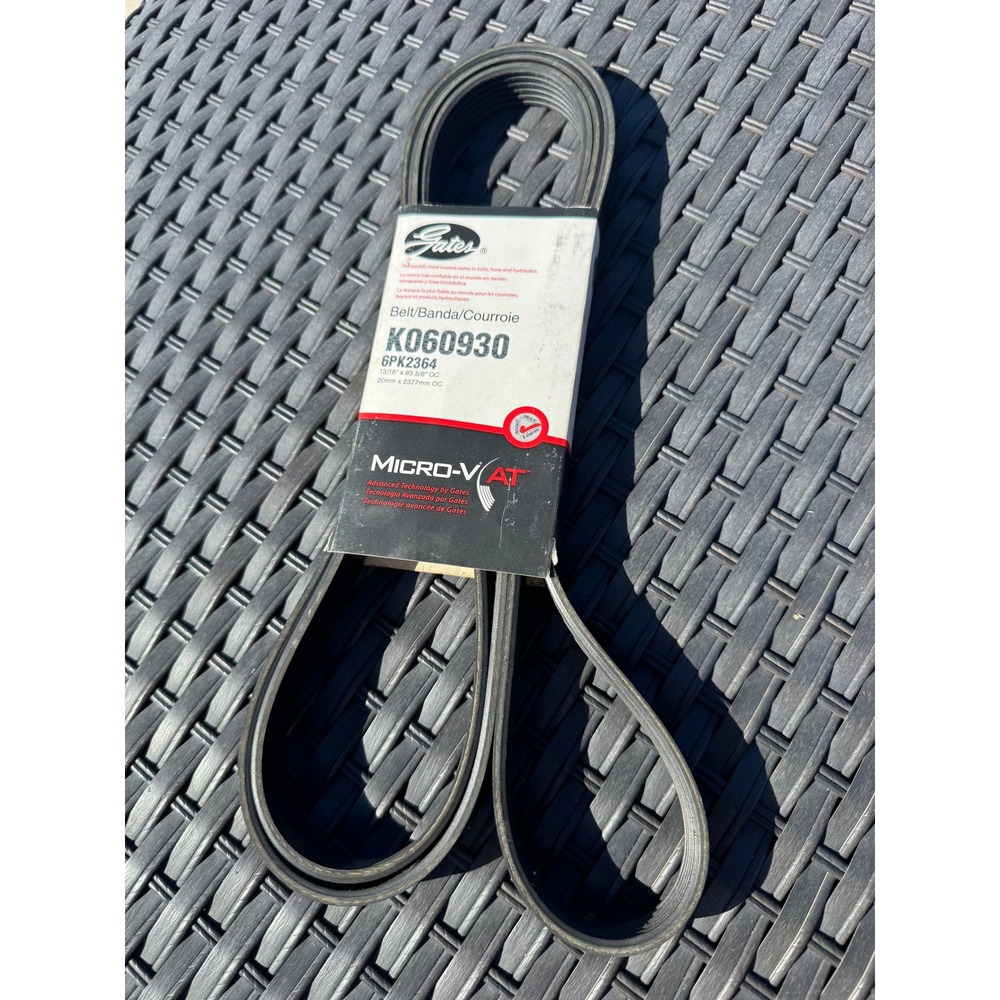 Gates Micro v serpentine belt k060930 NEW